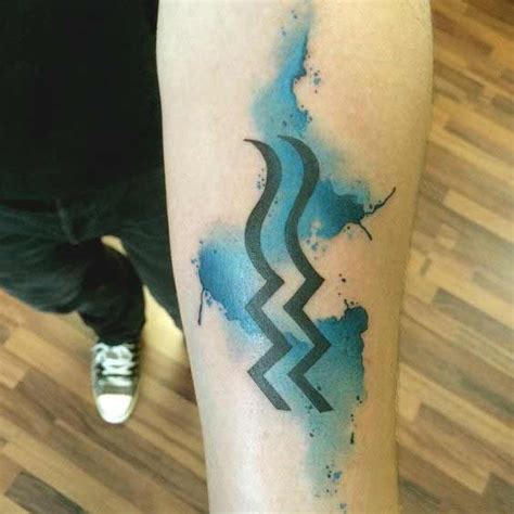 55+ Best Aquarius Tattoos: A Symbolic Tribute to the Water。